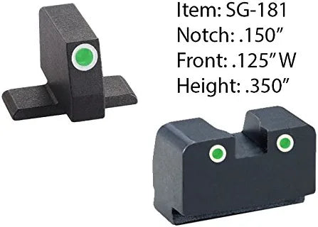 Classic Tritium 3-Dot Night Sight Set