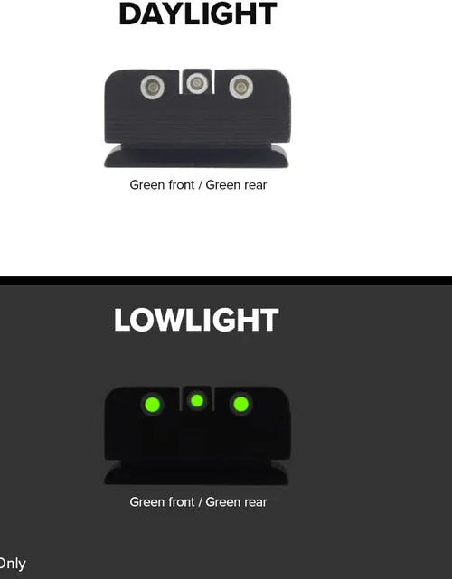 Load image into Gallery viewer, TRU-DOT Adjustable Day and Night tritium Sights
