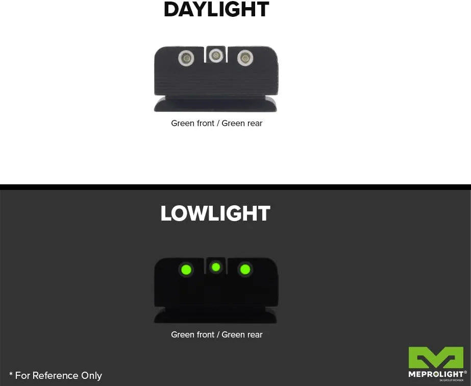 TRU-DOT Adjustable Day and Night tritium Sights