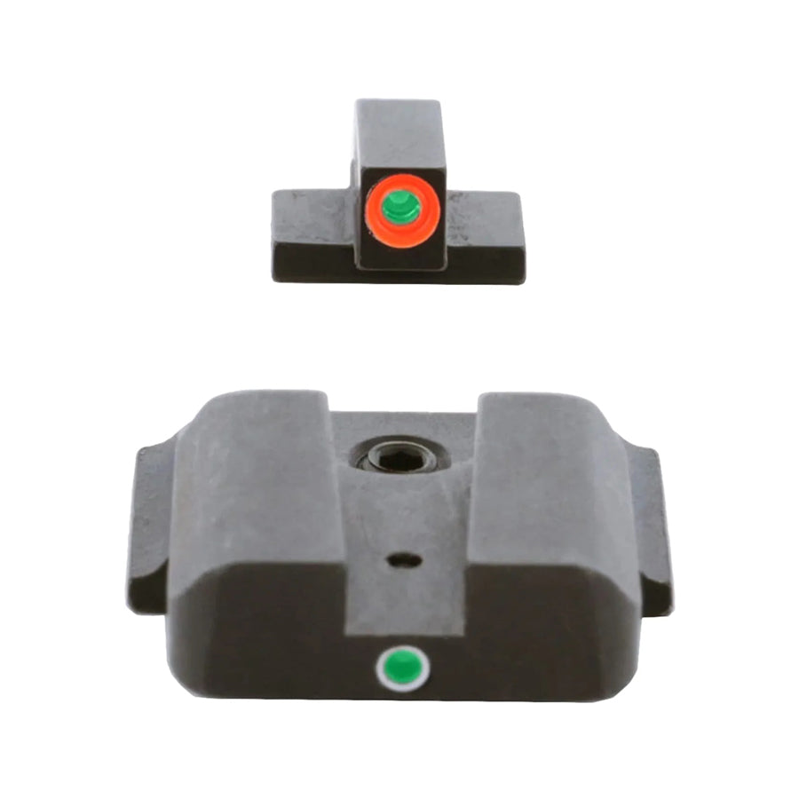 Tritium I-Dot Green with Orange Outline Sight Set