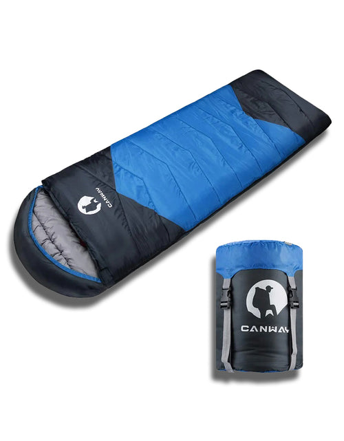 Load image into Gallery viewer, Outdoor Sleeping Bag with Compression Sack
