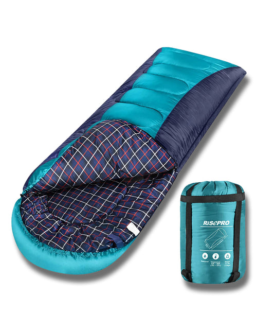 Load image into Gallery viewer, Flannel Outdoor Lightweight Sleeping Bag
