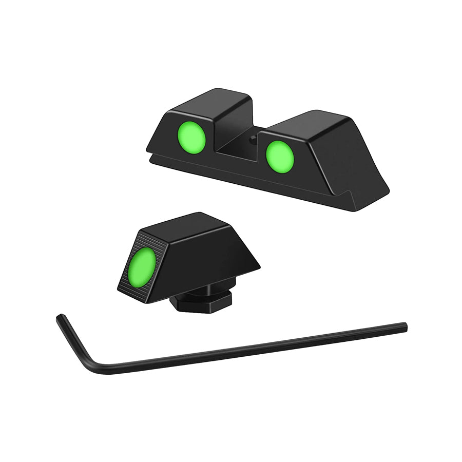 Aluminum Alloy Sights 3-Dot Hunting Night Sights