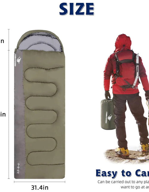 Load image into Gallery viewer, Arctic Lemmings Outdoor Sleeping Bag
