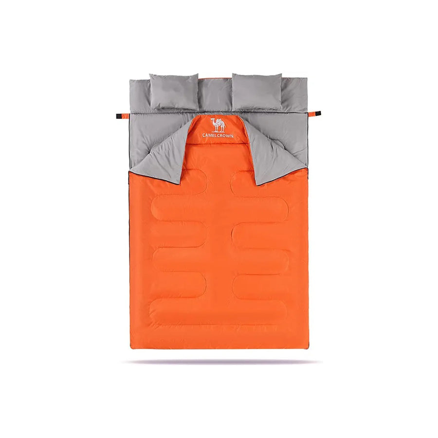 Double Sleeping Bag - 4 Seasons Warm Cold Weather