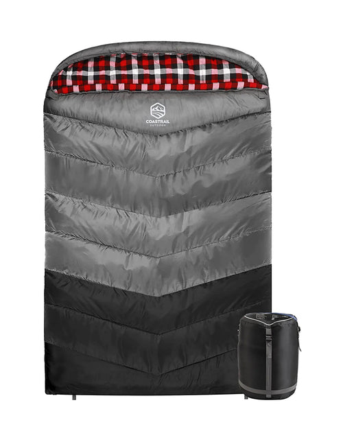 Load image into Gallery viewer, Outdoor Double Sleeping Bag Queen-Sized
