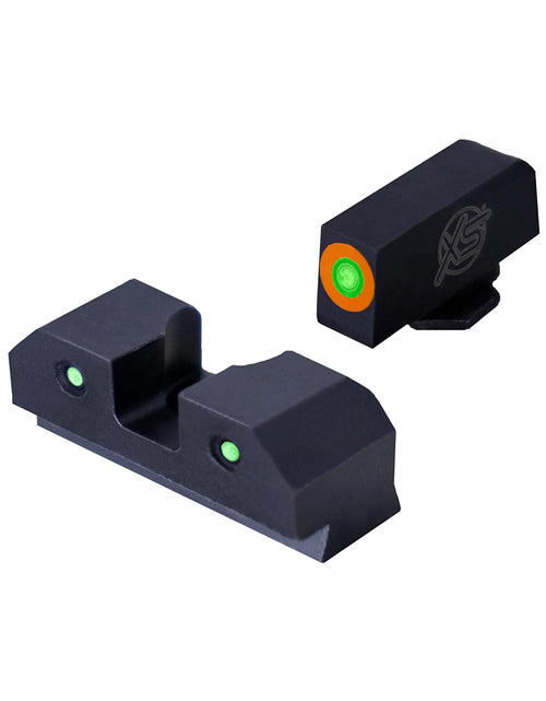 Load image into Gallery viewer, 3-Dot Tritium Night Sights - Dual Illuminated Orange Front Sight
