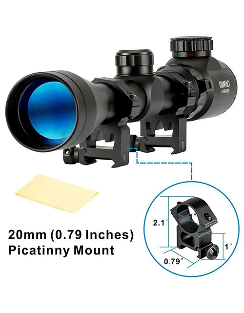 Load image into Gallery viewer, OMMO 3-9X40 Hunting Rifle Scope
