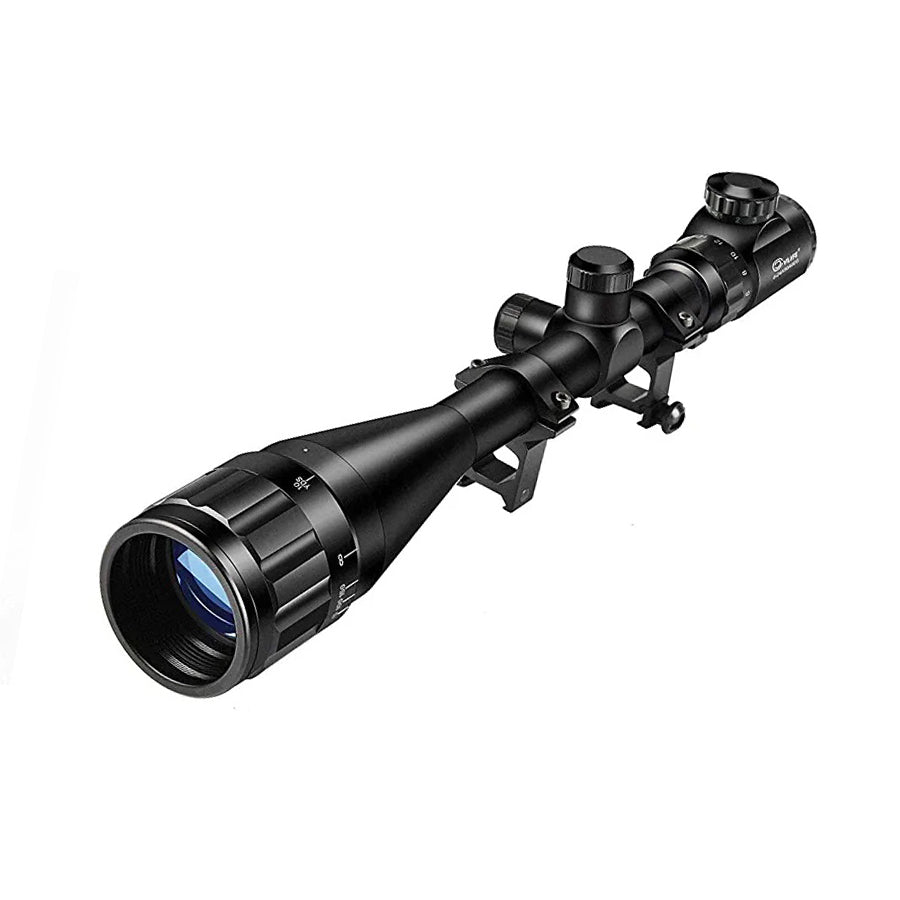 Hunting Rifle Scope 6-24x50 - Red & Green Illuminated Scope