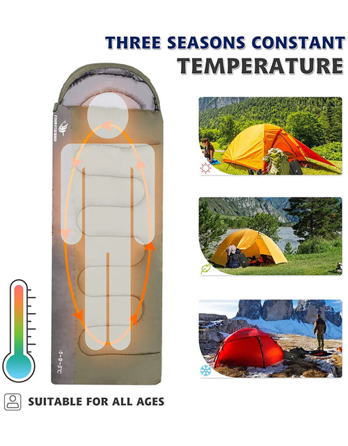 Load image into Gallery viewer, Arctic Lemmings Outdoor Sleeping Bag
