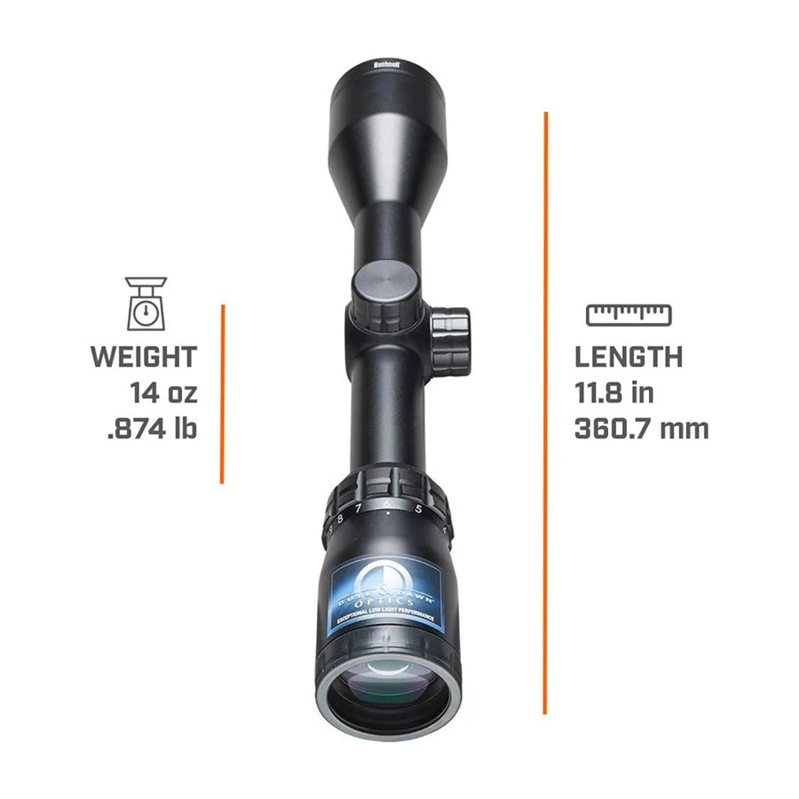 Dusk & Dawn 3-9x40mm Hunting Riflescope