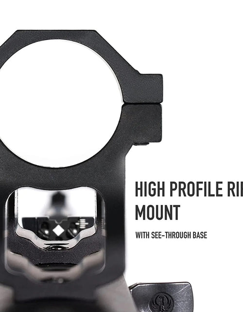 Load image into Gallery viewer, HIRAM Rifle Scope Rings with See-Through Bases 2 Pack
