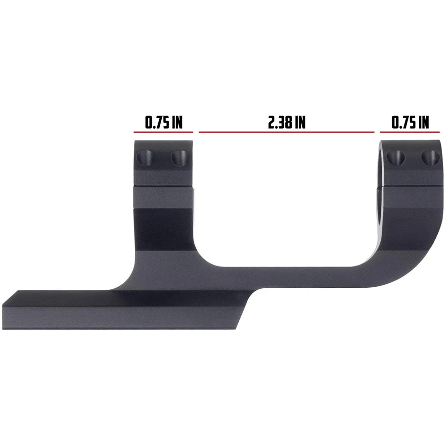 Slim Profile Series Offset Cantilever Picatinny Scope Mount